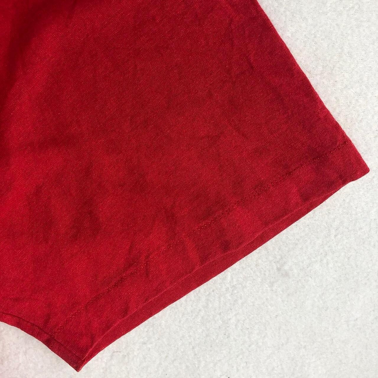 Hanes Red Navy Graphic Polo Singe Stitch (L) - Image 5