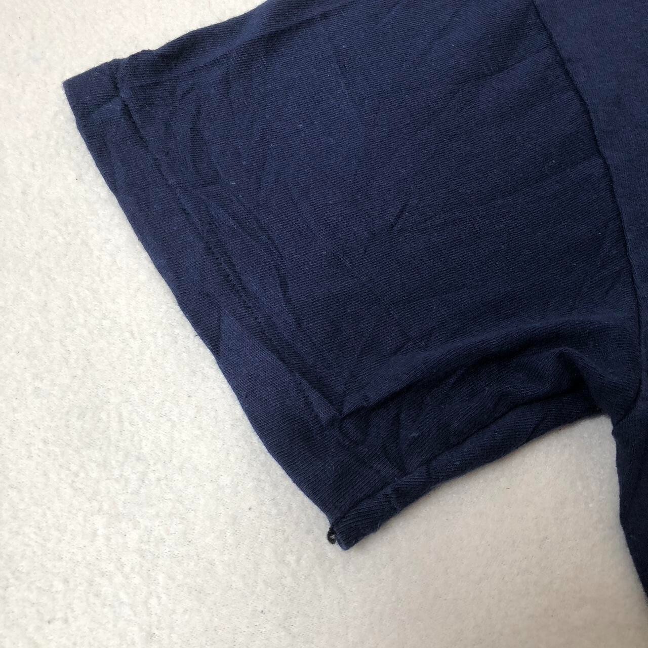 Vintage 90s Domaine Chandon single stitch navy blue tee Size L - Image 4