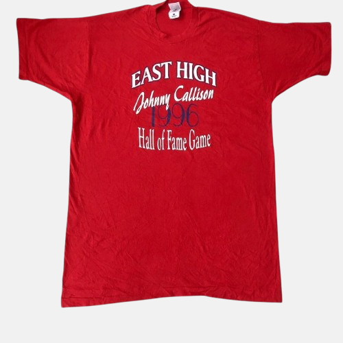 East High 1996 Red Single Stitch Cotton Tee (XL)