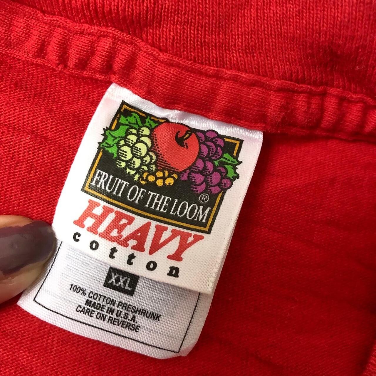 East High 1996 Red Single Stitch Cotton Tee (XL) - Image 6