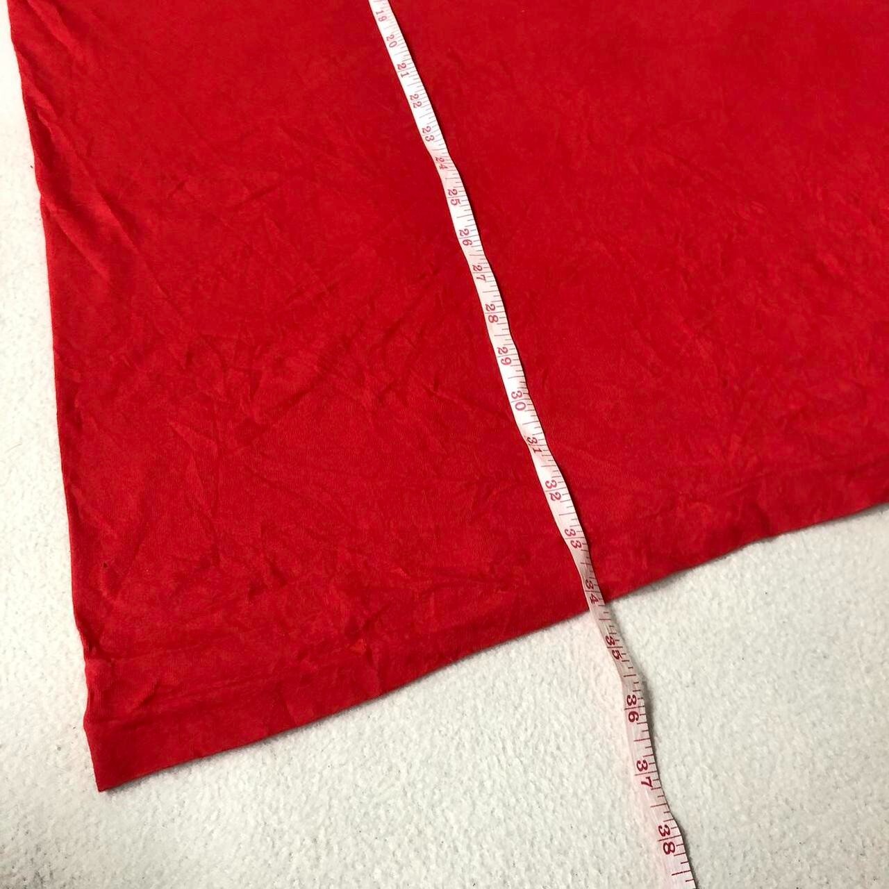 East High 1996 Red Single Stitch Cotton Tee (XL) - Image 8