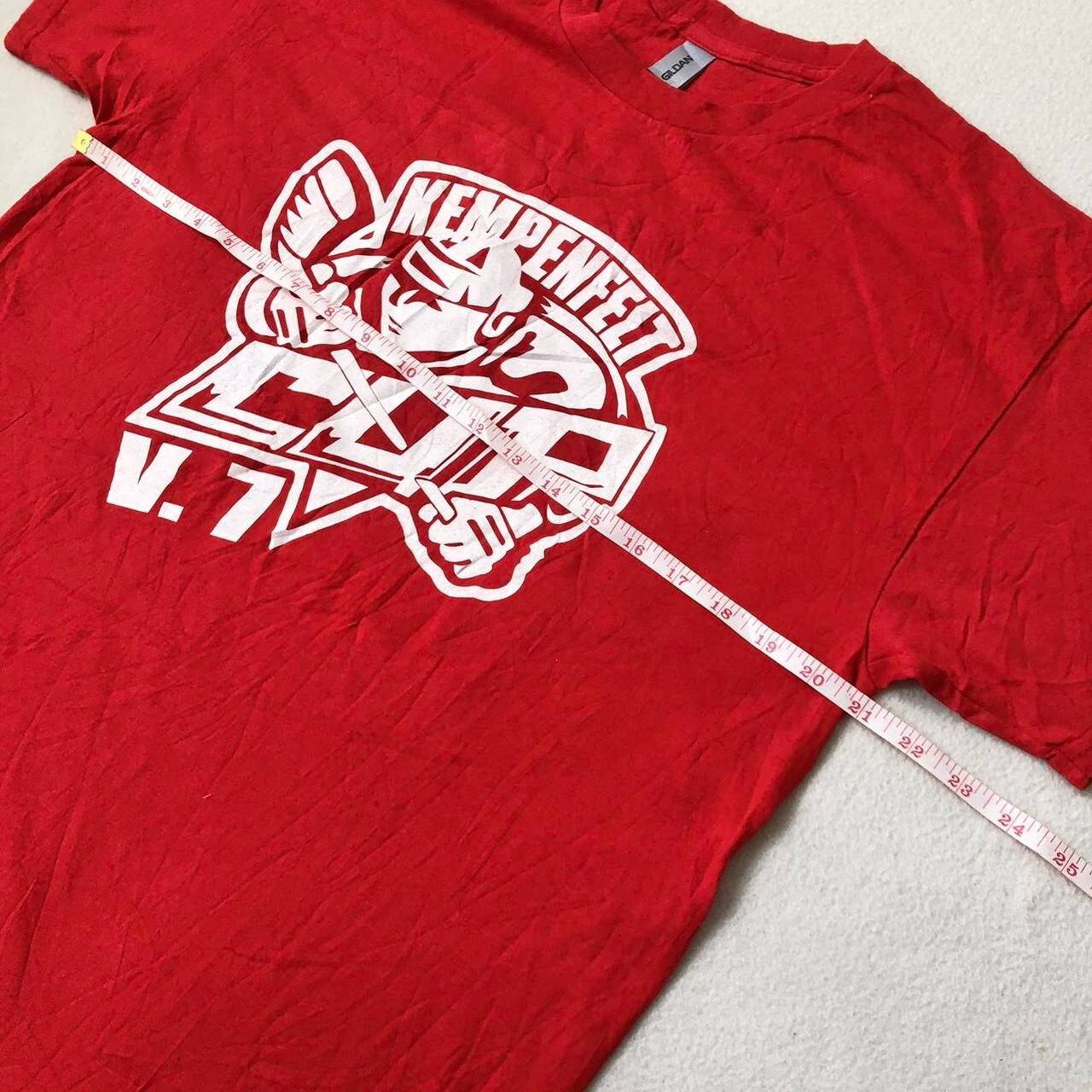 Kempenfelt Cup ice hockey sport red tee L - Image 7