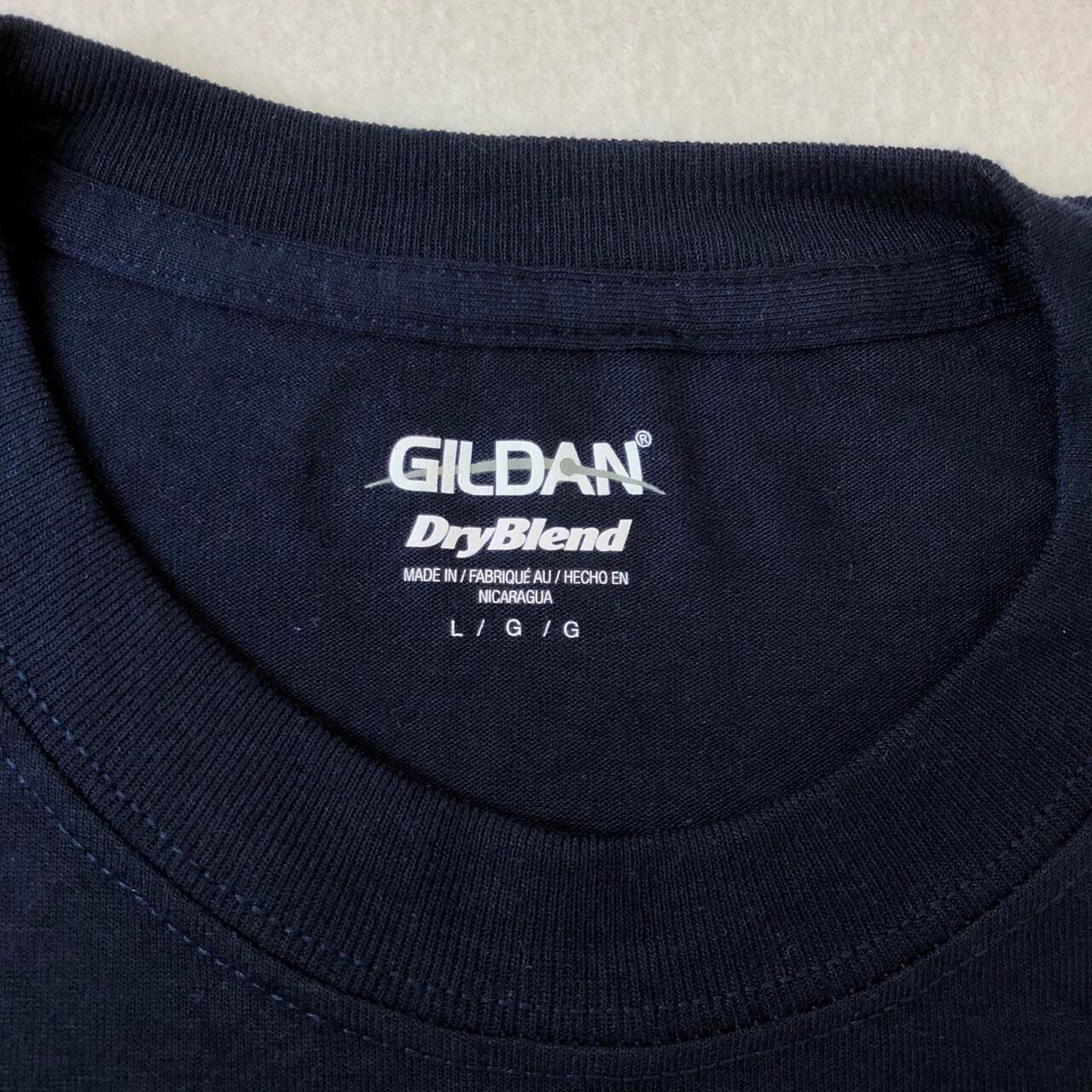 Godwin Heights 2013 basketball Champions navy tee graphic sport SIZE L - Image 4