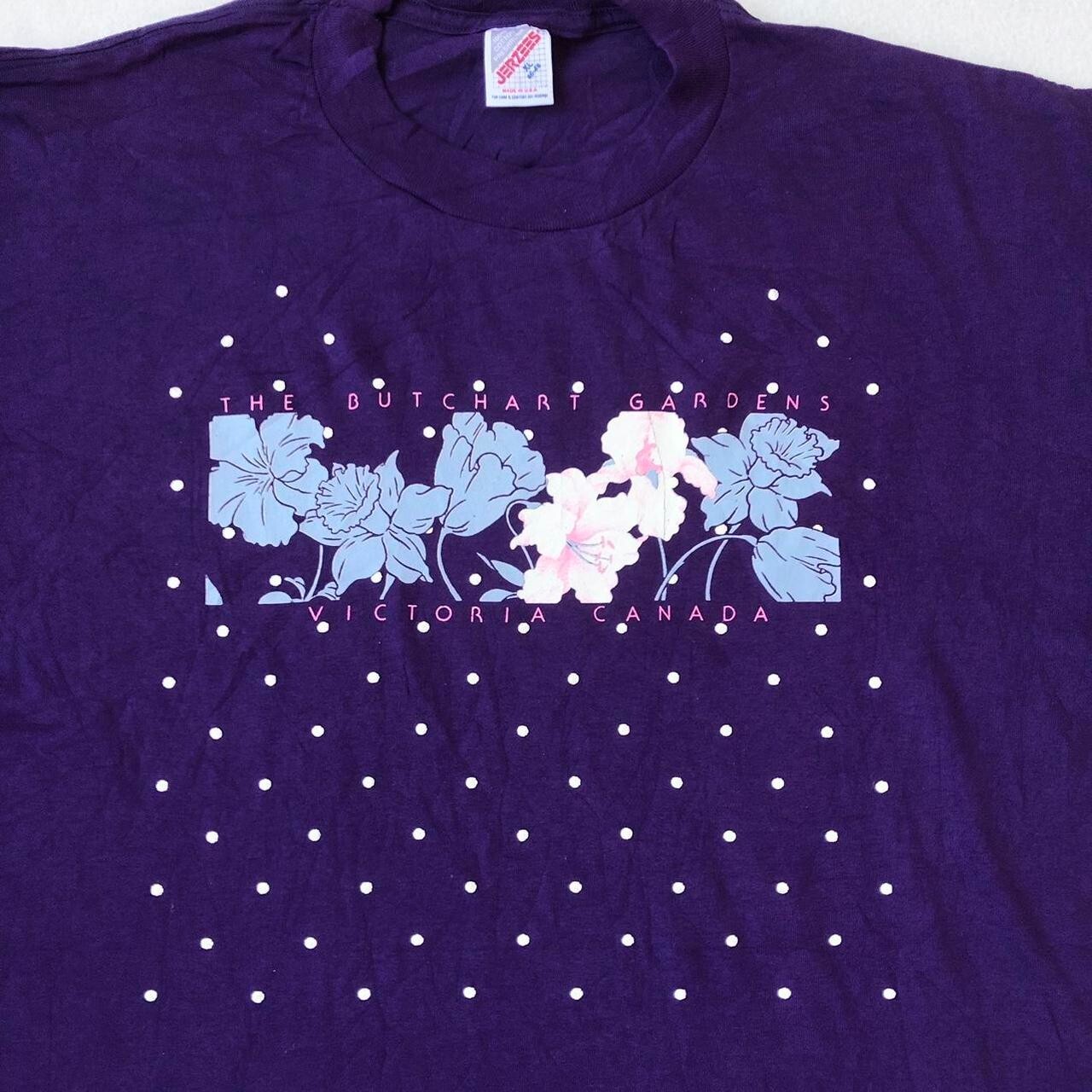 Dutchart Gardens Canada Purple Tee (XL) - Image 3