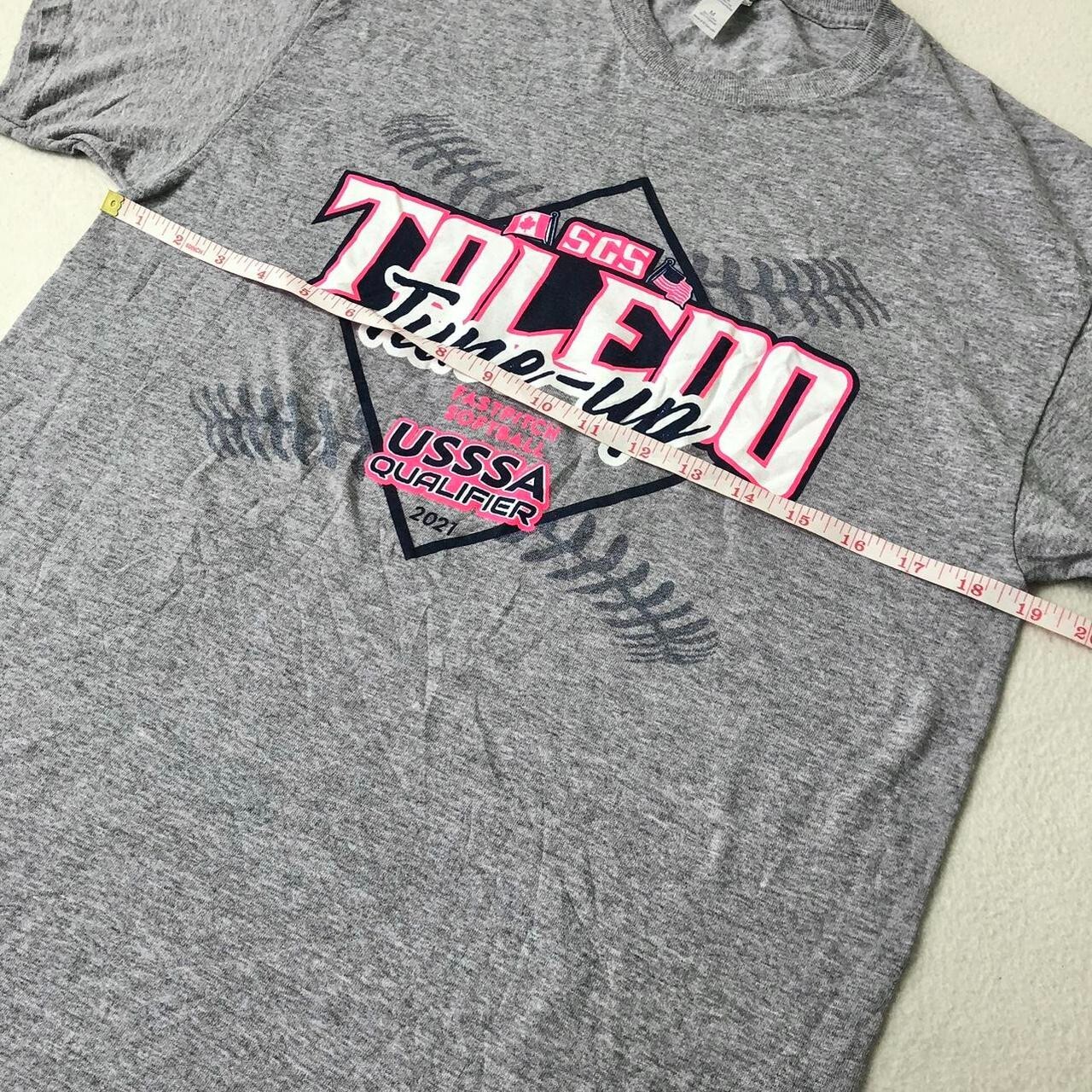 Toledo Ohio Tune Up Softball USSSA Qualifier 2021 grey tee size M - Image 7