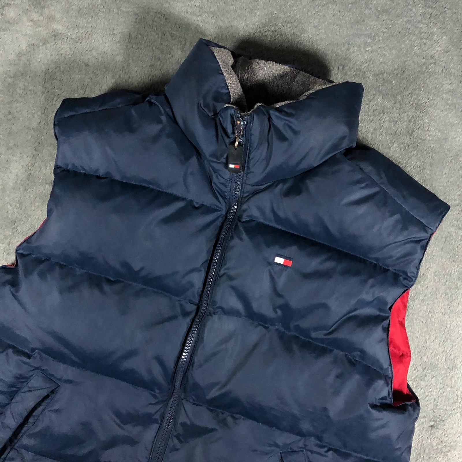 Tommy Hilfiger '04 Navy Puffer Gilet (S) - Image 2