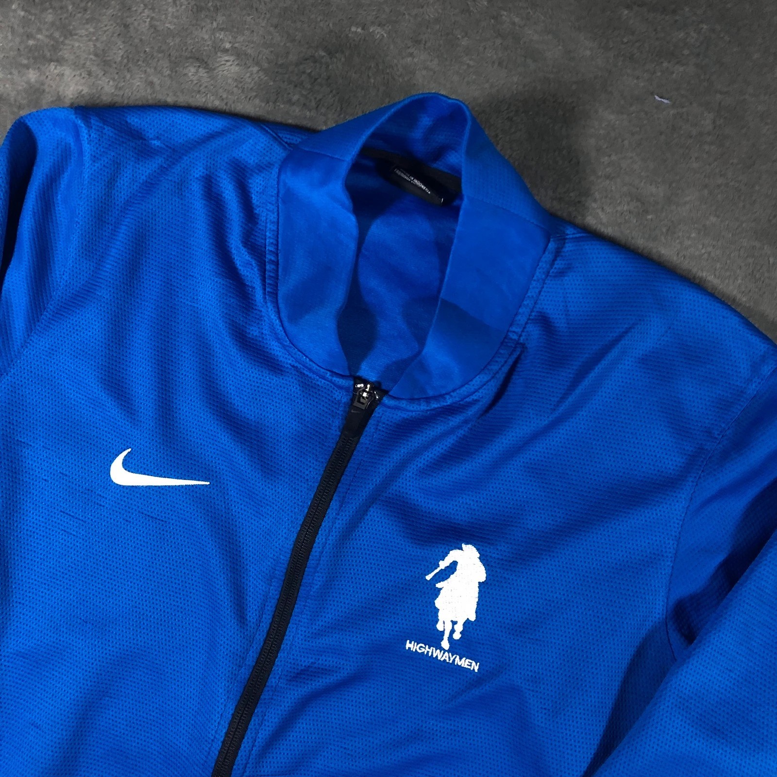 Nike blue Highwaymen logo thin Dri-Fit jacket Size L - Image 2