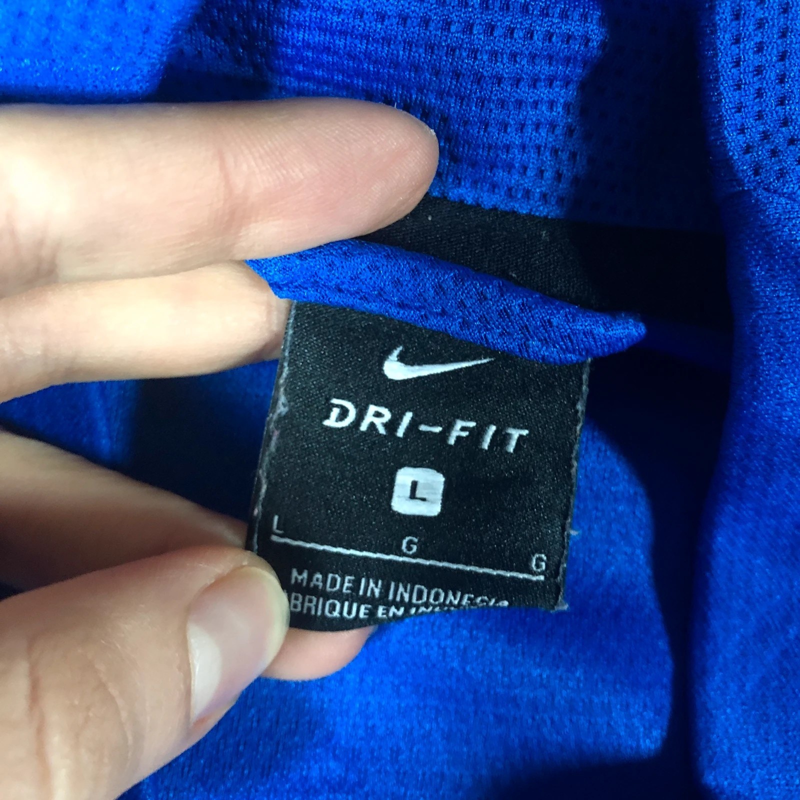 Nike blue Highwaymen logo thin Dri-Fit jacket Size L - Image 7