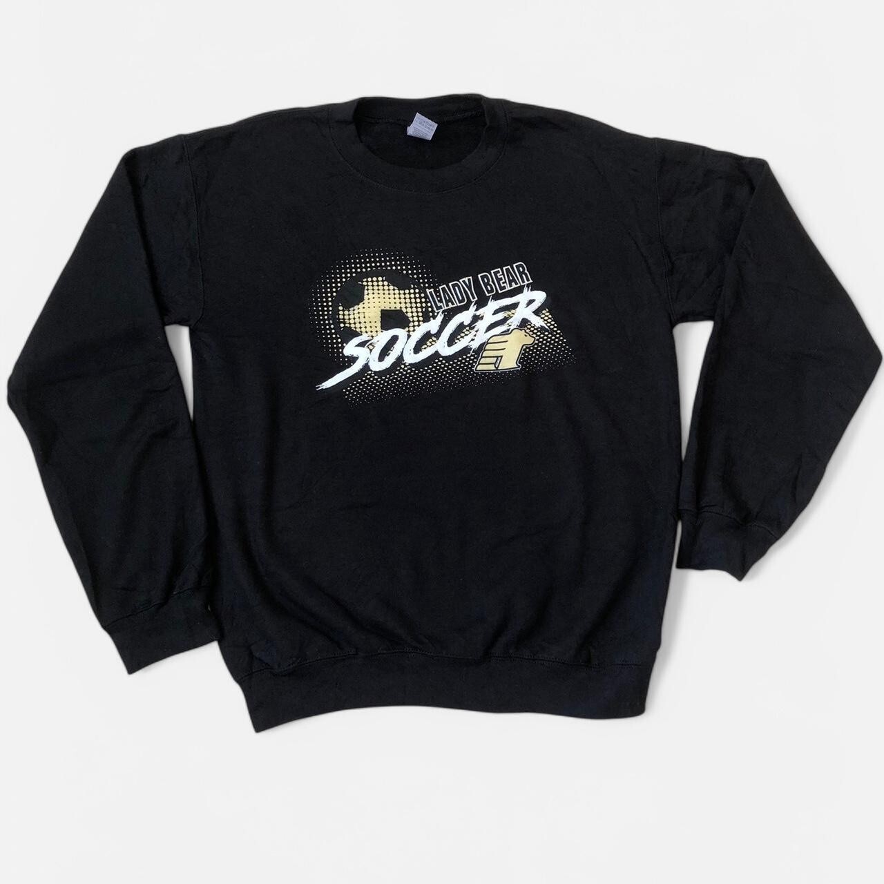 Lady Bear Soccer USA black crewneck sweatshirt Size S