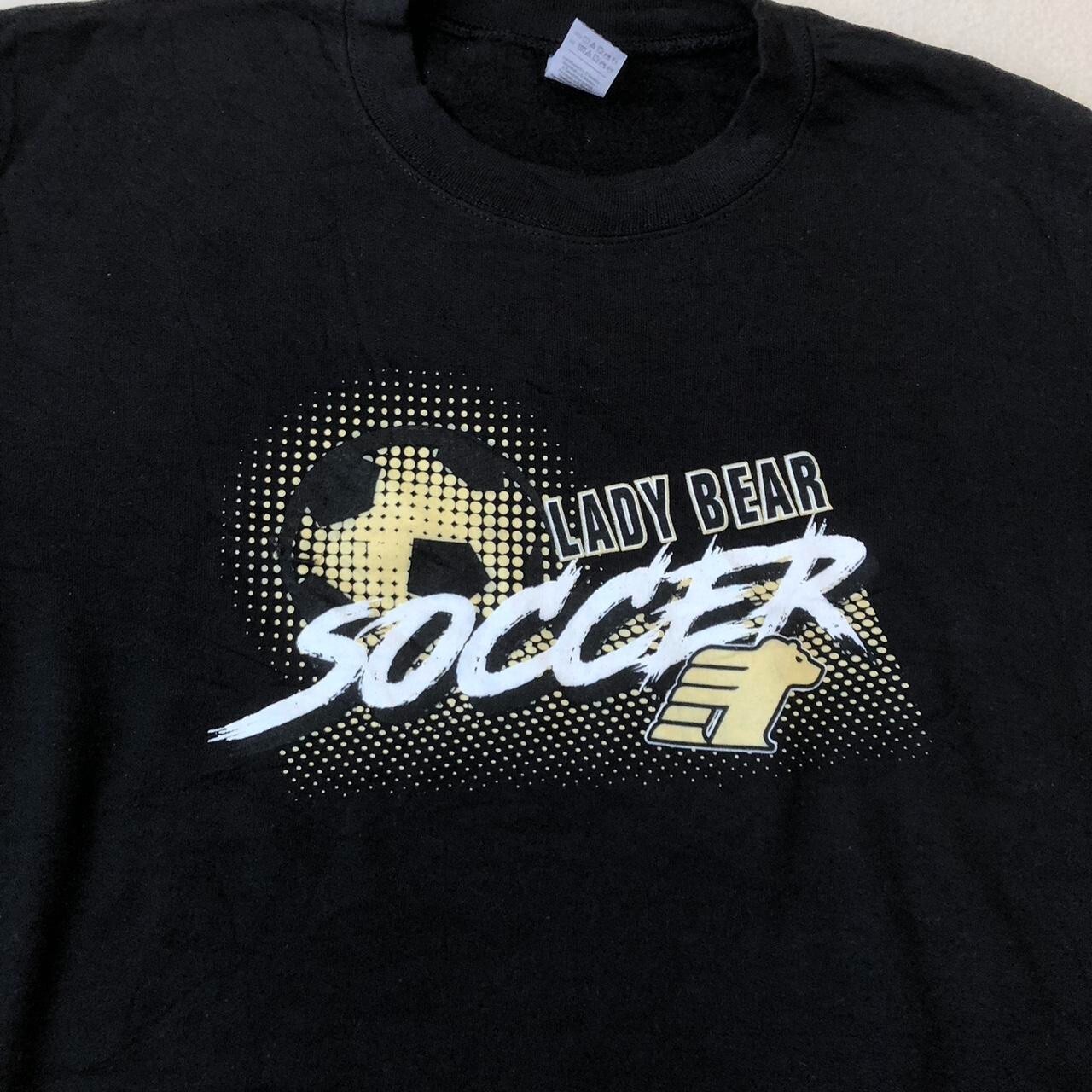 Lady Bear Soccer USA black crewneck sweatshirt Size S - Image 3