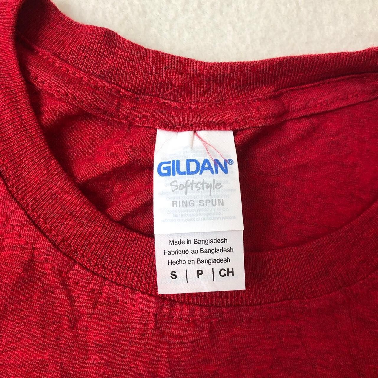 Central Dutch Volleyball dark red tee with white graphic Size S - Image 2