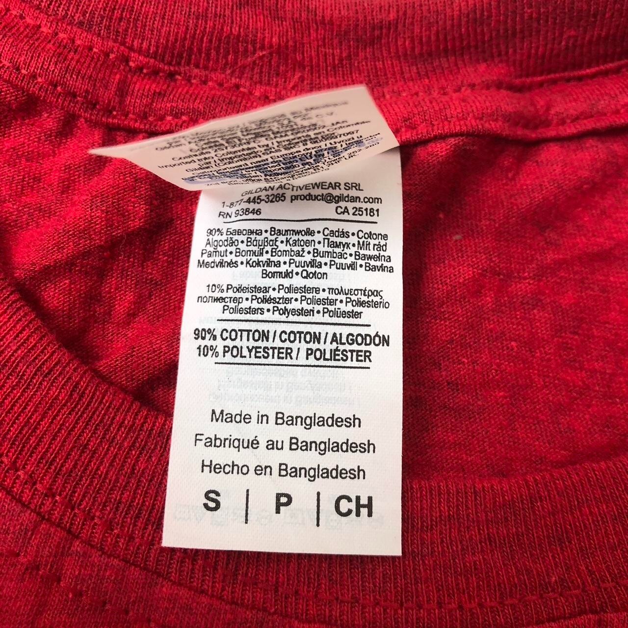 Central Dutch Volleyball dark red tee with white graphic Size S - Image 3