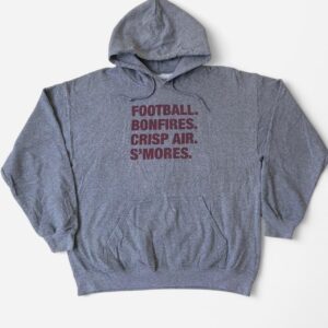 4 THINGS Espwa Fall Hoodie in dark grey and red Size L