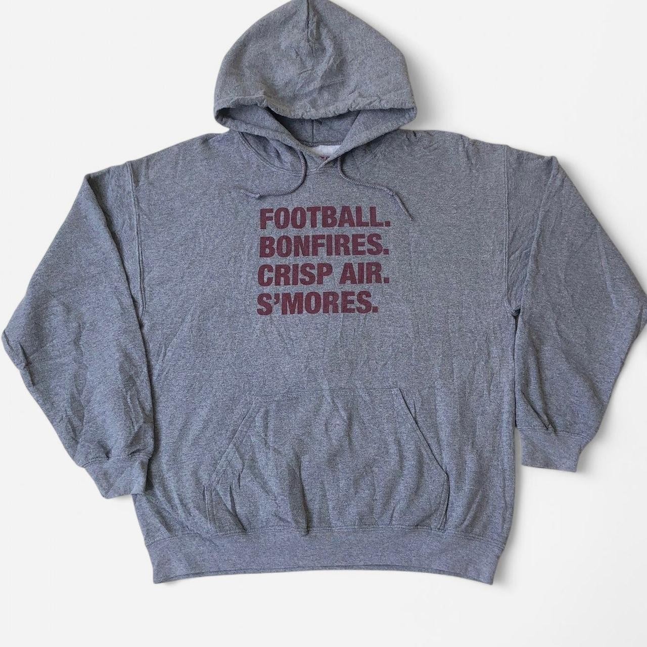 4 THINGS Espwa Fall Hoodie in dark grey and red Size L