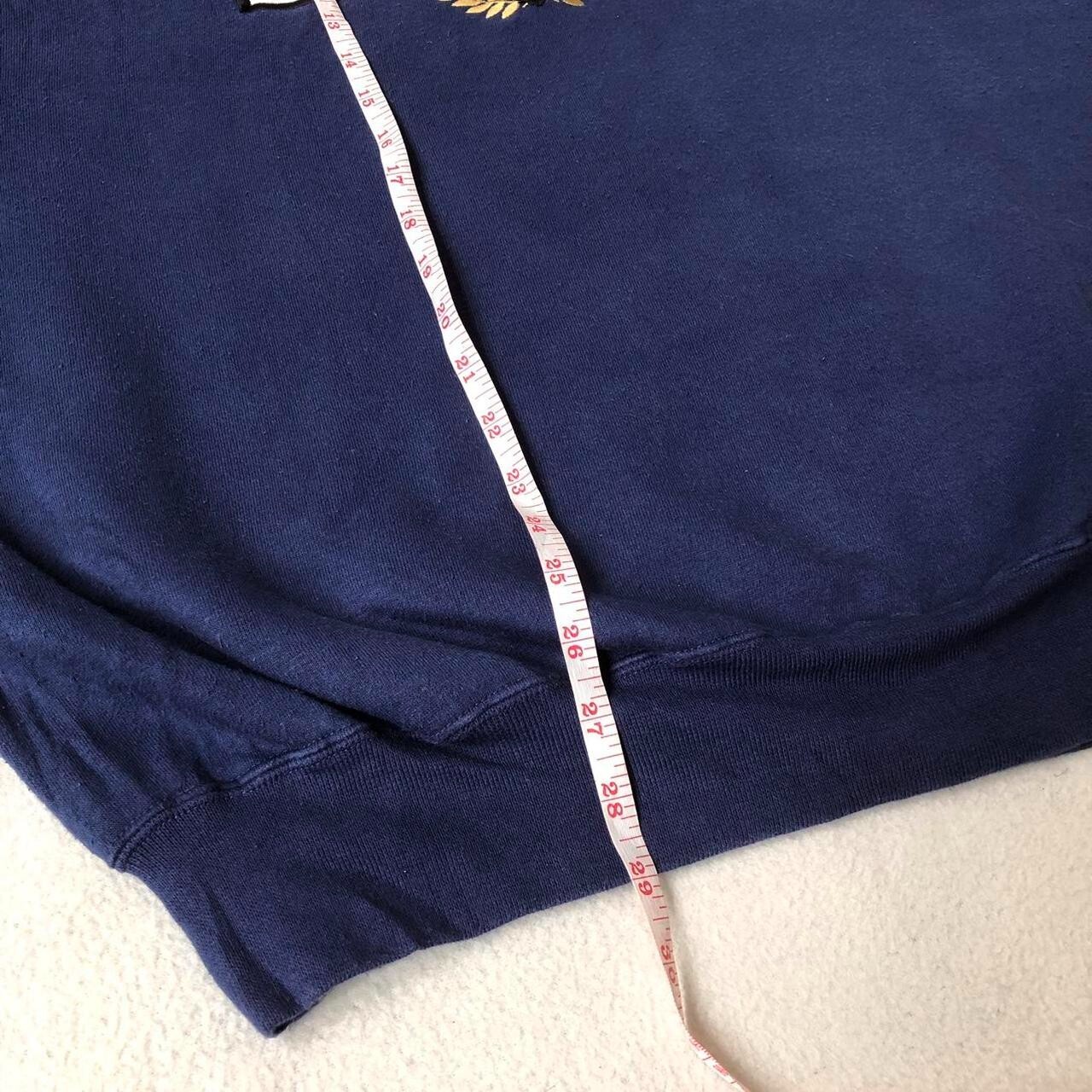 Vintage 90s USA Air Force Academy navy crewneck sweatshirt Size L - Image 8