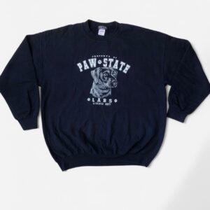 Vintage Paw State Labs crewneck navy sweatshirt Size XL