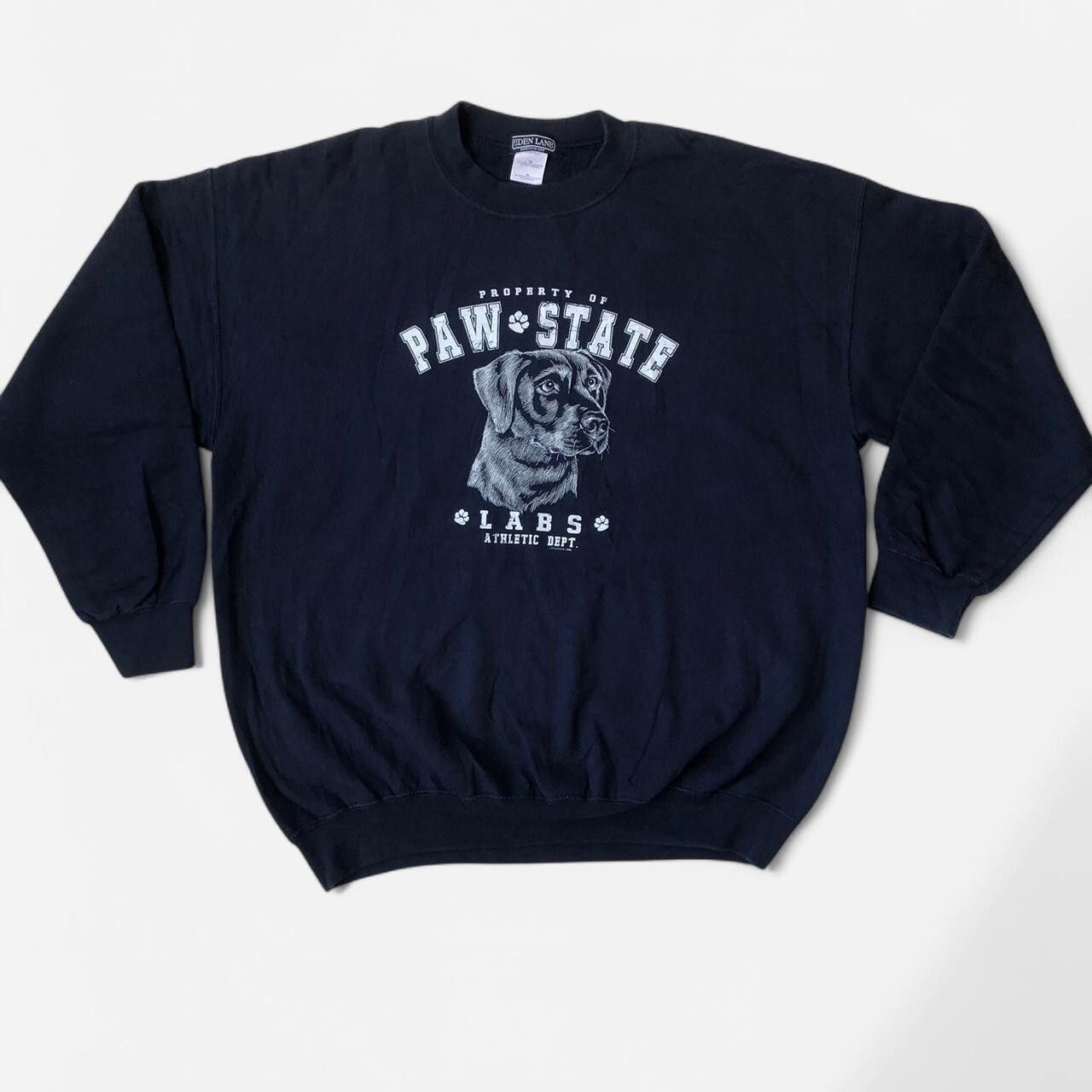 Vintage Paw State Labs crewneck navy sweatshirt Size XL