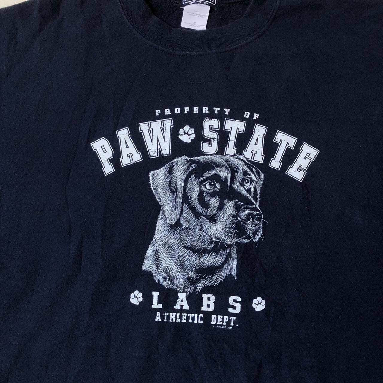 Vintage Paw State Labs crewneck navy sweatshirt Size XL - Image 3