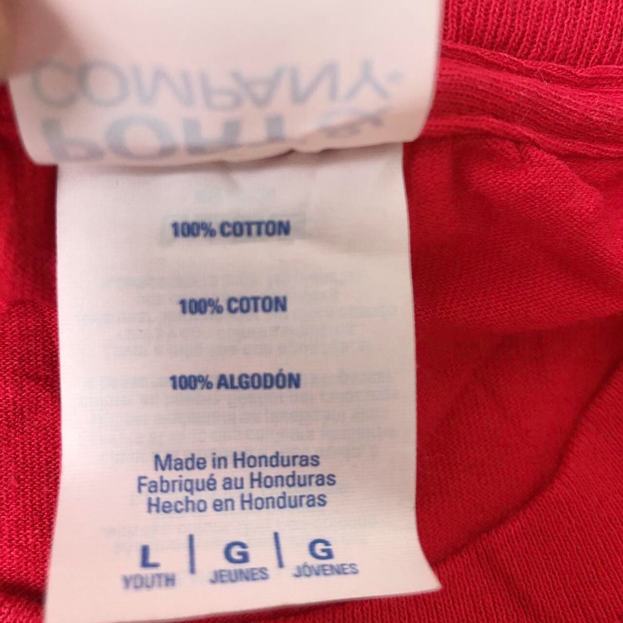 Bay County 2023 baseball little league red tee Youth L - Image 5