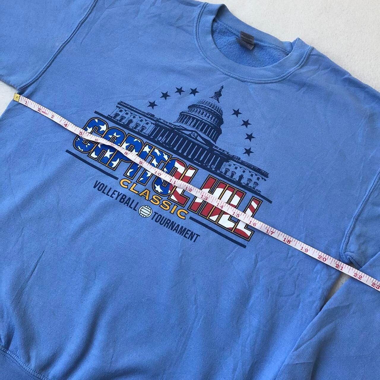 Capitol Hill Classic Volleyball Tournament blue crewneck sweatshirt Size M - Image 7