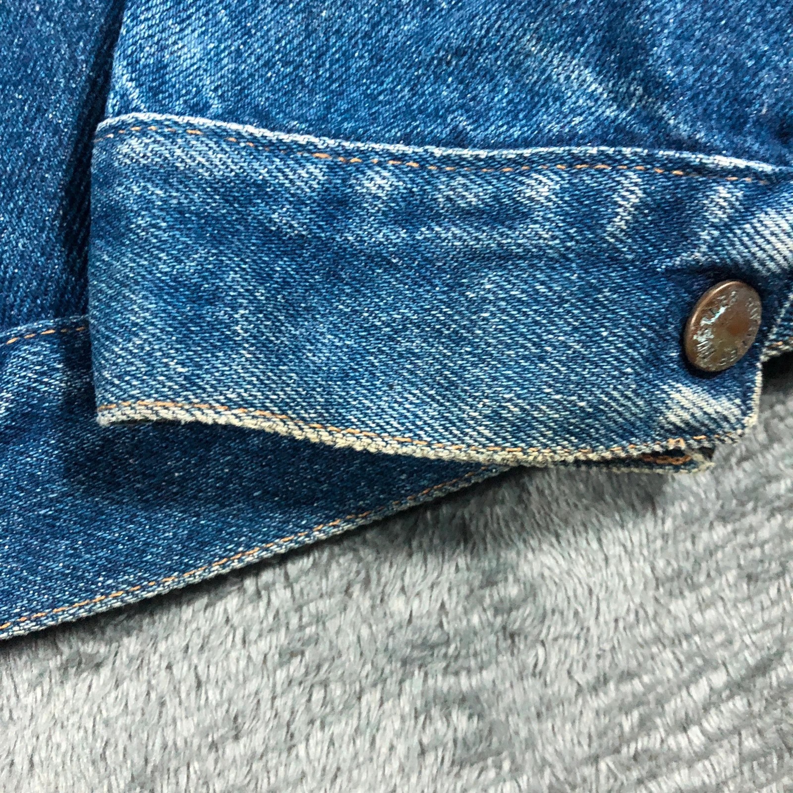 Vintage 90s Rustler Butterfly Trucker Denim Jean Jacket USA L - Image 10