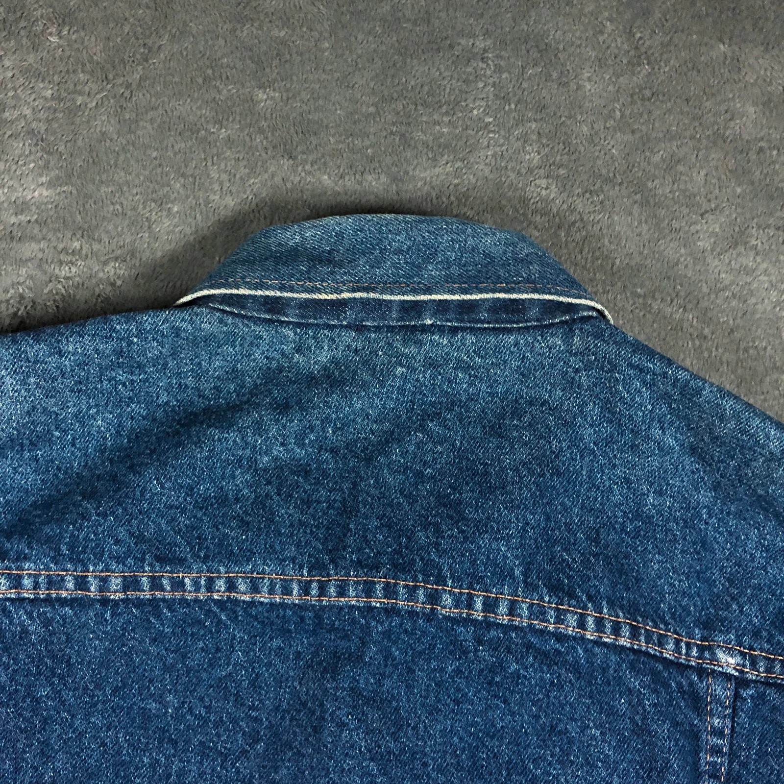 Vintage 90s Rustler Butterfly Trucker Denim Jean Jacket USA L - Image 12