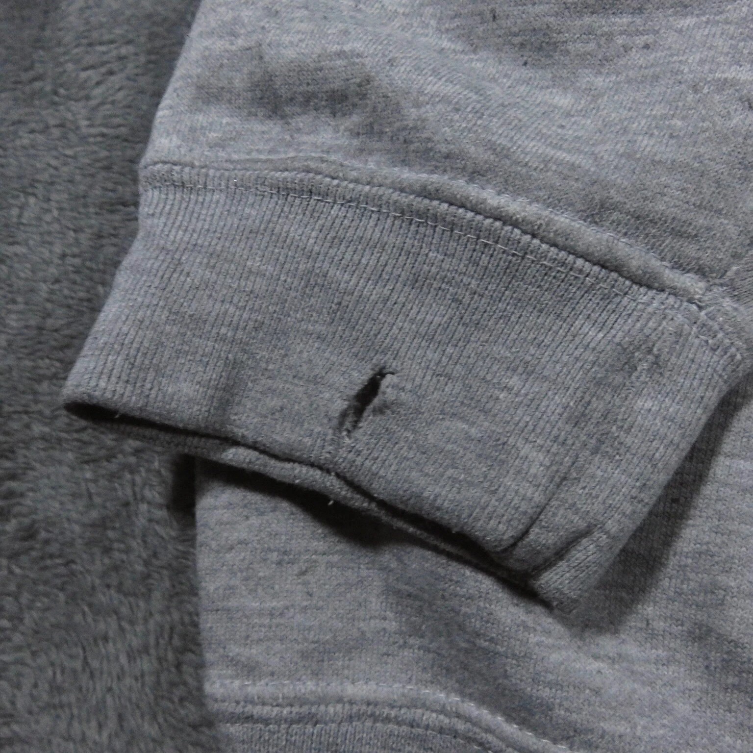 NFL x Rebook Philadelphia Eagles Spell Out Grey Pullover Hoodie M - Image 8