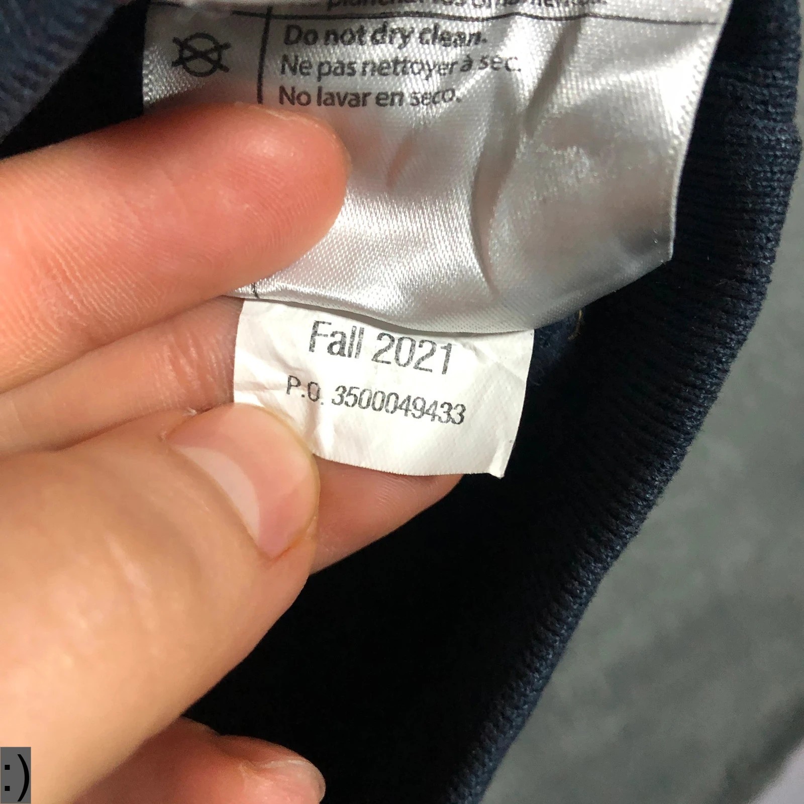 Carhartt Navy Blue Pullover Spell Out Heavyweight Loose Fit Hoodie XL - Image 9