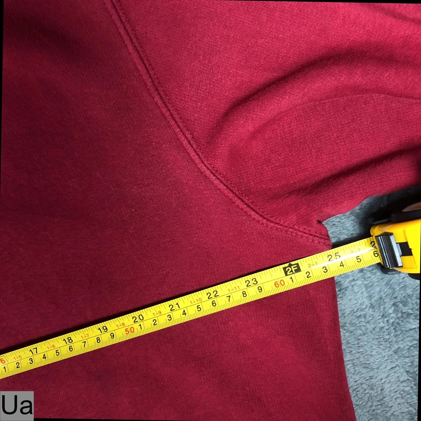Champion burgundy spell out hoodie XL - Image 10