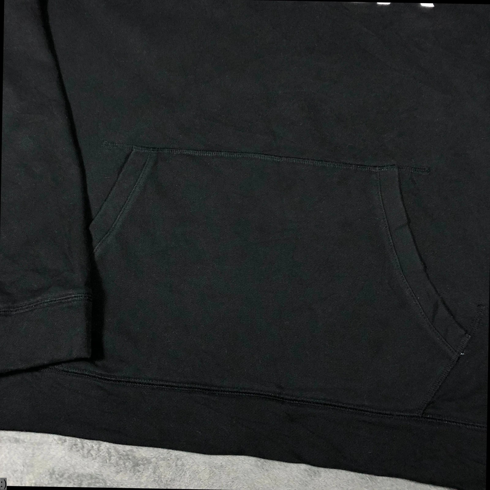 Vintage Nautica black spell out pullover hoodie L - Image 3