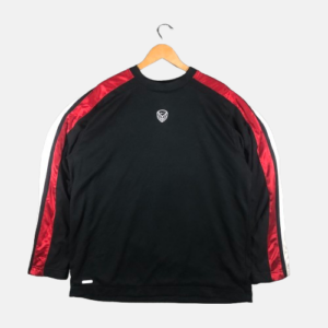 Nike Black Red Dri-Fit Long Sleeve Top (XL)